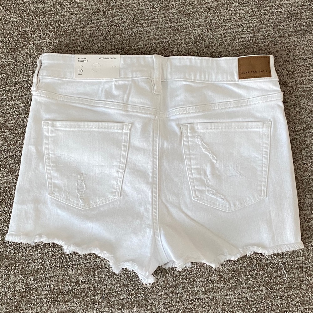 White Hi Rise Short - Picture 2 of 3
